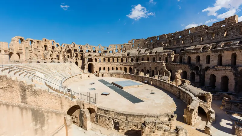 The Roman amphitheatre of El Jem