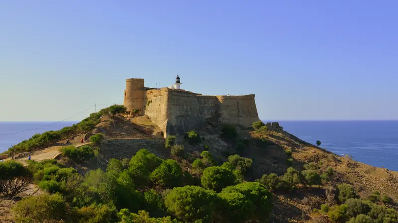 The Genoese fort of Tabarka above the northern coast