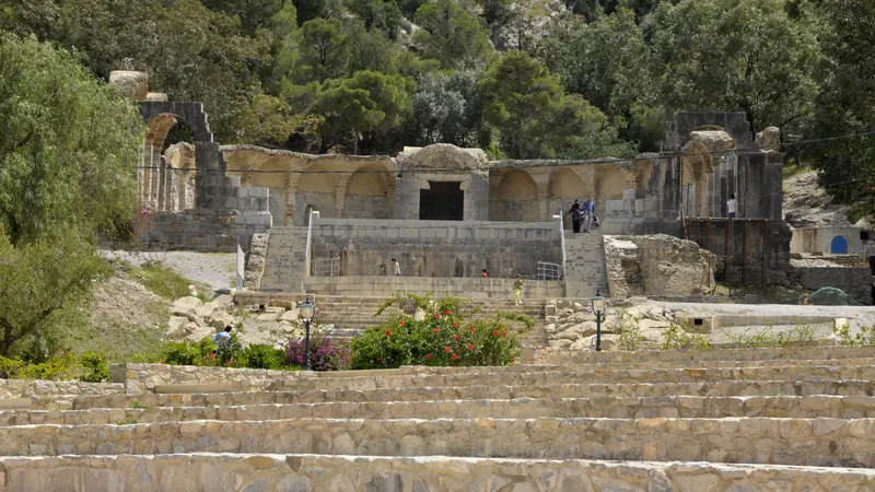 The Roman water temple of Zaghouan beneath Djebel Zaghouan